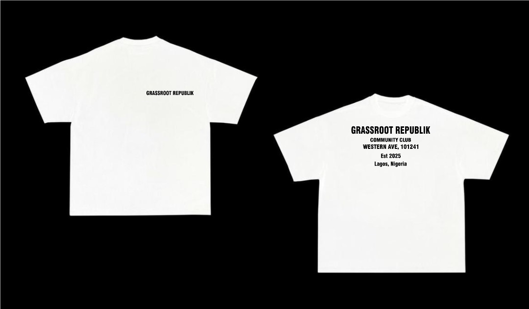 White Republik Membership Tee - Founders Drop 2025